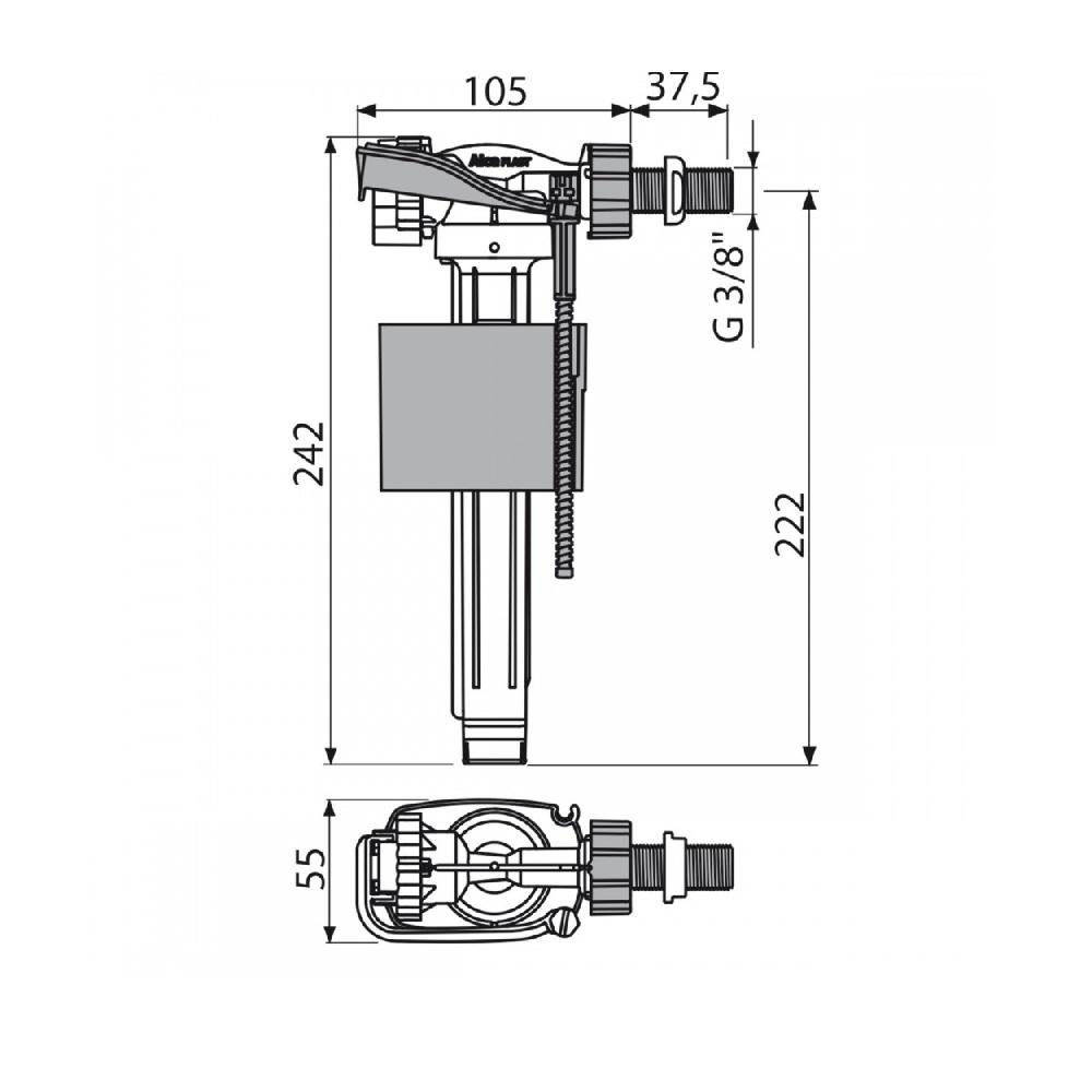 poplavok-alca-plast-a160-3-8-1